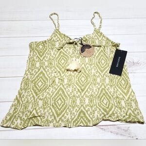 Bila77 The Vose Top in Cactus Green Size XS - New With Tags